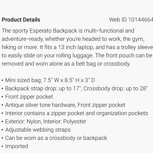 THE SAK MINI BACKPACK - Picture 5 of 6